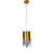 Gold Plated LED Pendant Light (Round Small)