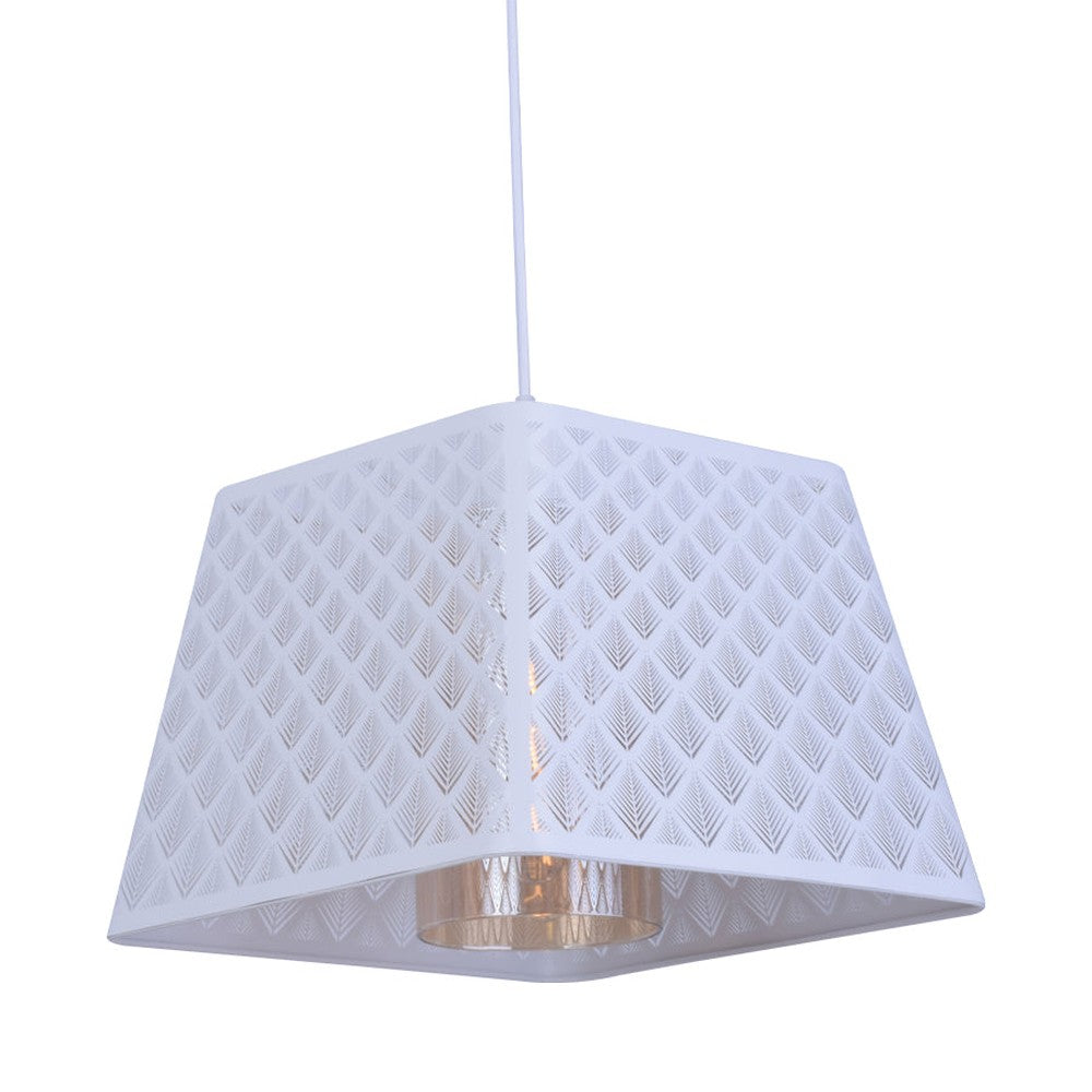 Midrib Pendant Light (White)