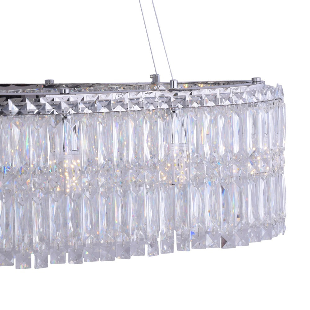 Crystal Circuit Chandelier