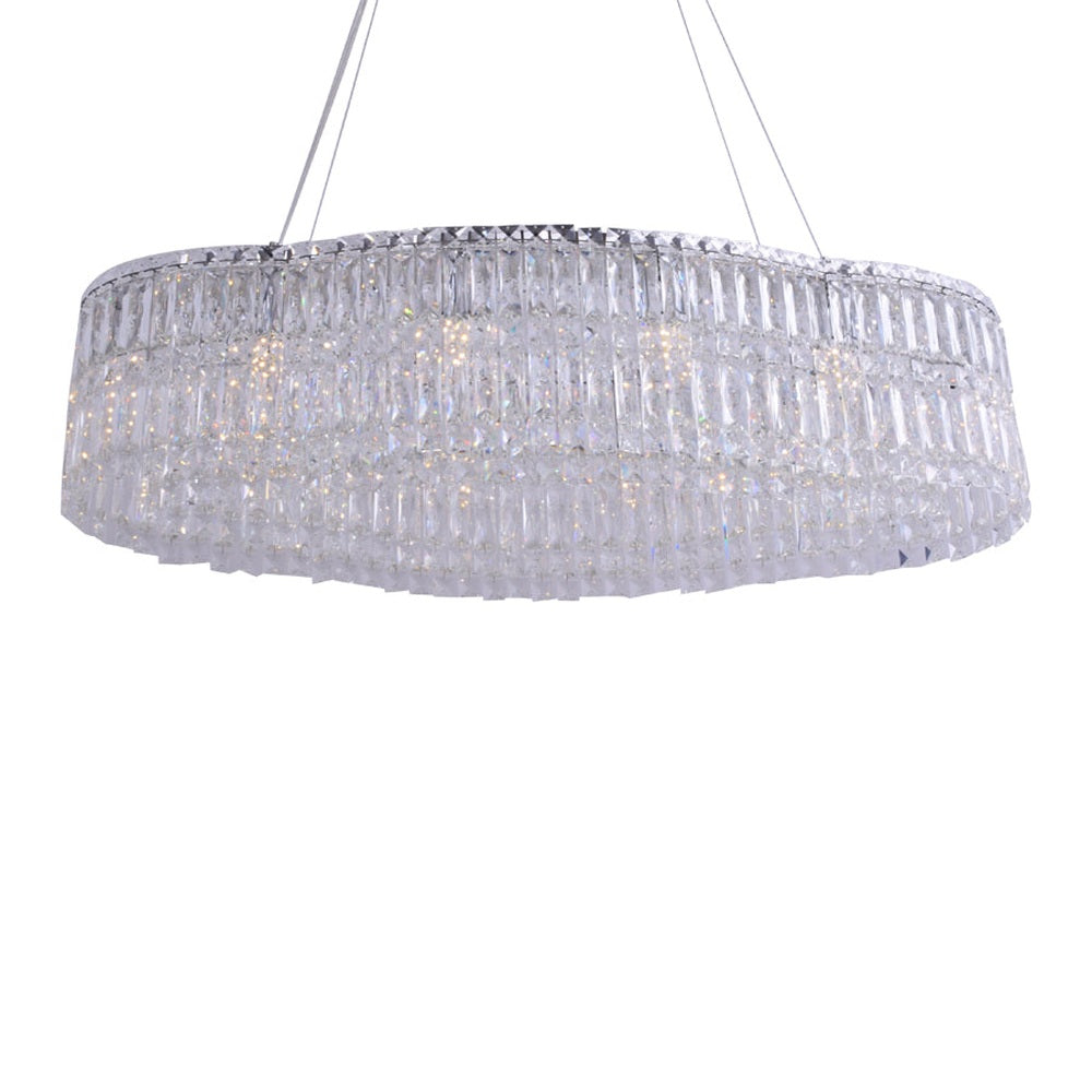 Crystal Circuit Chandelier
