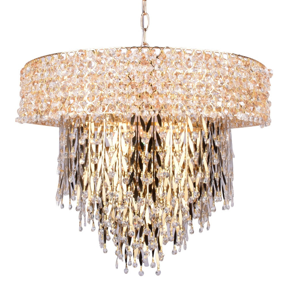 Gilded Petals Chandelier