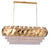 Crossing Lines Chandelier Rectangle