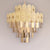 Gold Plate Crystal Chandelier