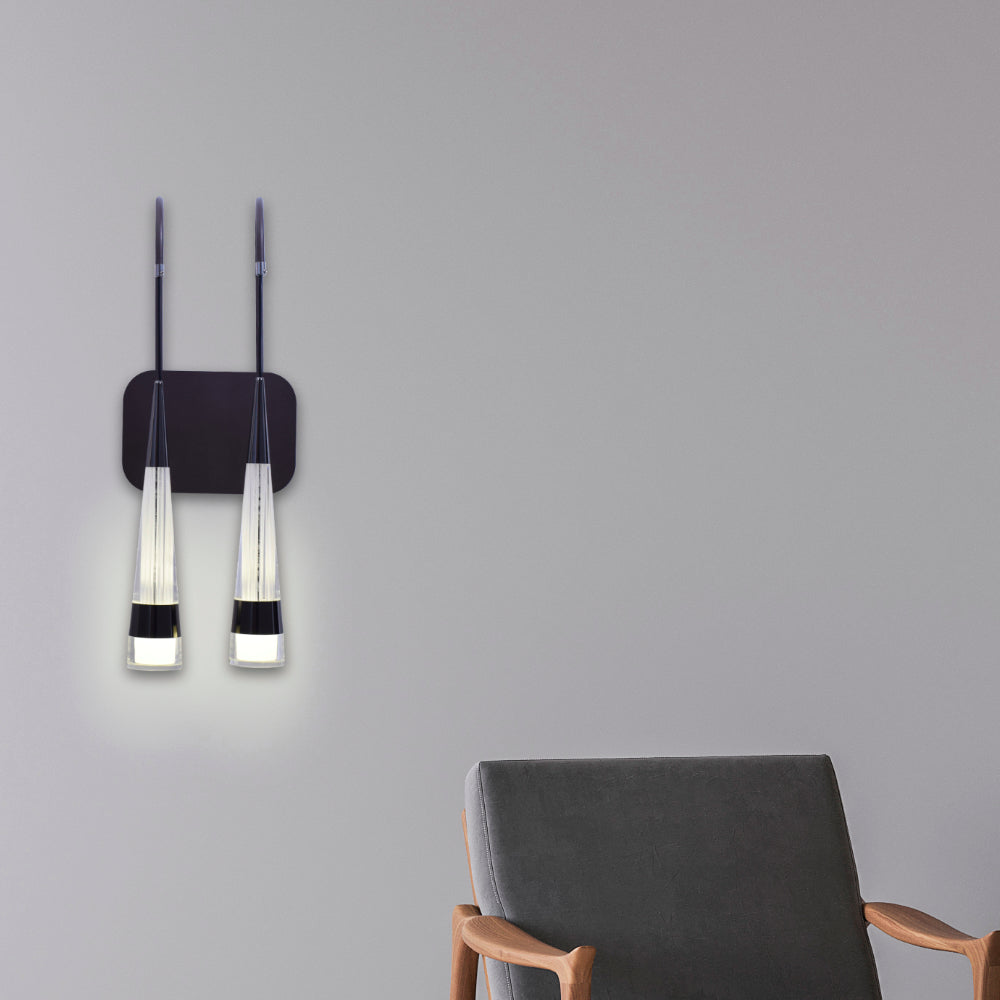 On Cue Wall Light - 2 Light LED