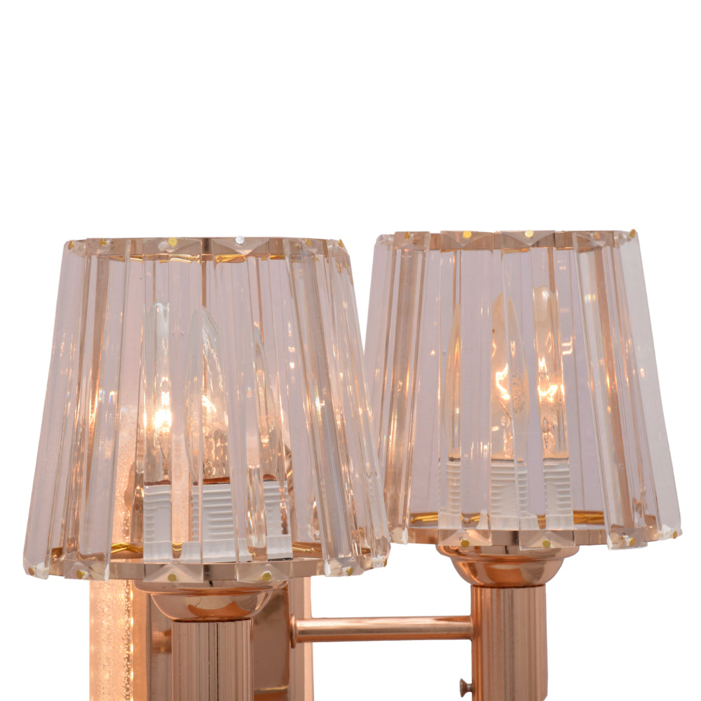 Superior Crystals Wall Light, 2 Arms