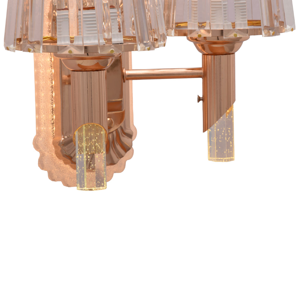 Superior Crystals Wall Light, 2 Arms