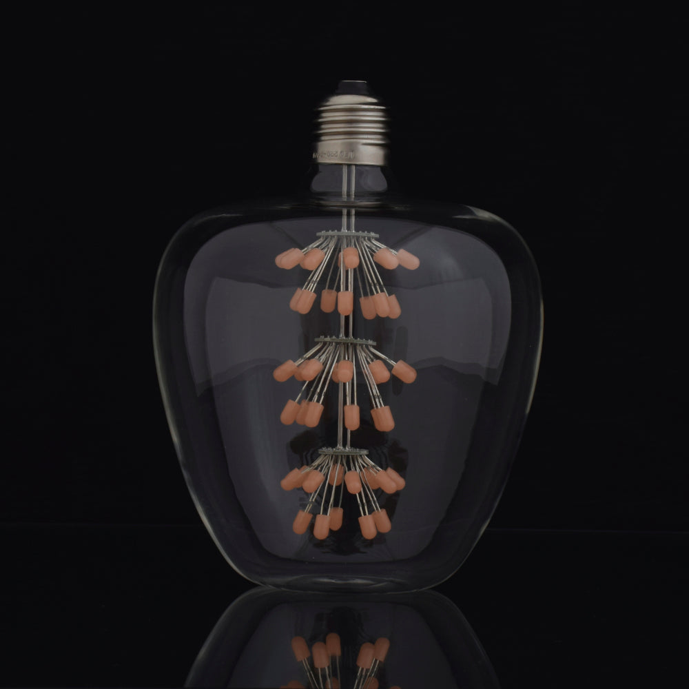 Apple Shaped Decorative 8 watt LED Bulb (Warm White)