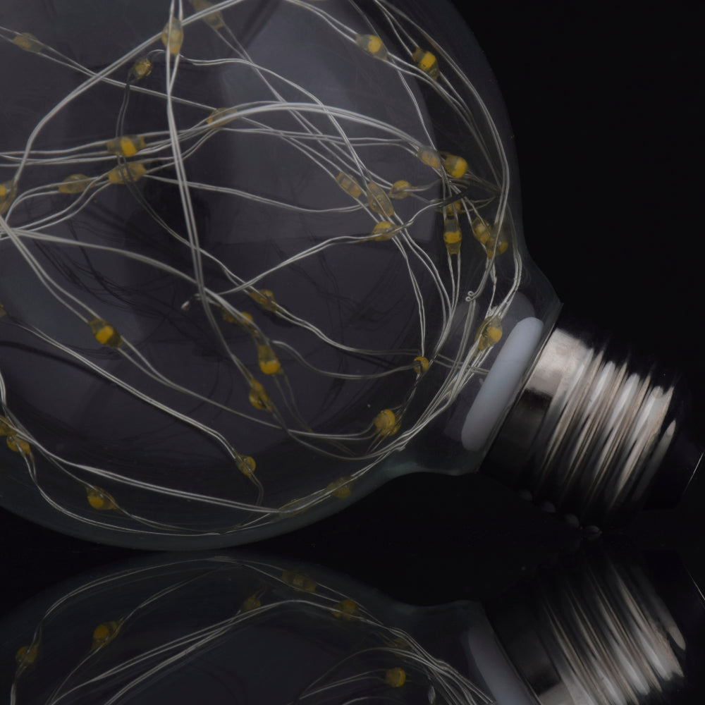 Decorative 3 watt LED G95 Edison Bulb