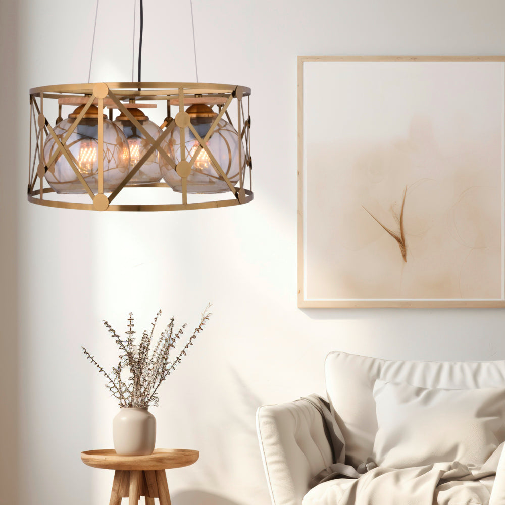 Criss Cross Pendant Light