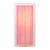Pink Shade Wall Light (Square Glass)