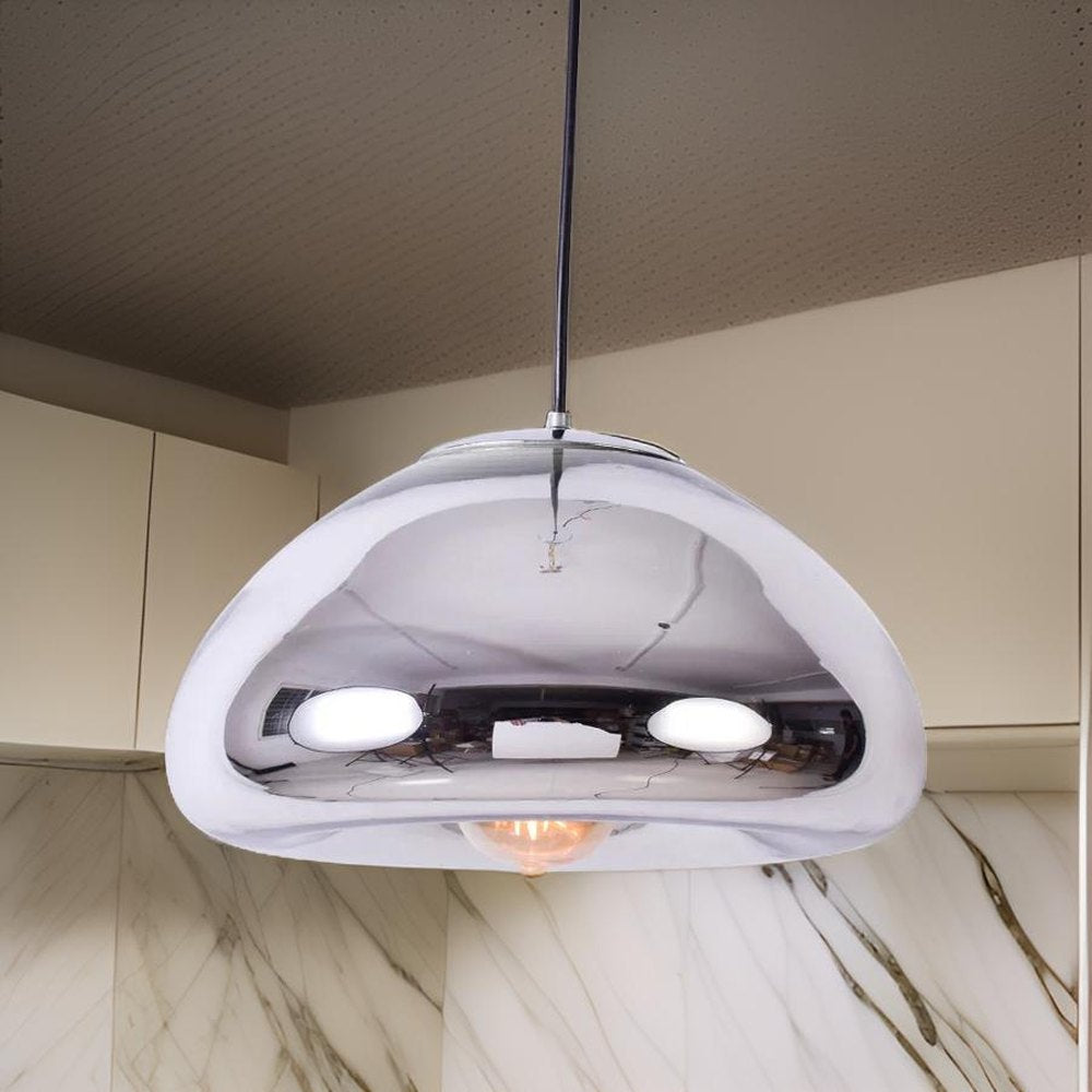 Armstrong Bubble Pendant Light, Chrome