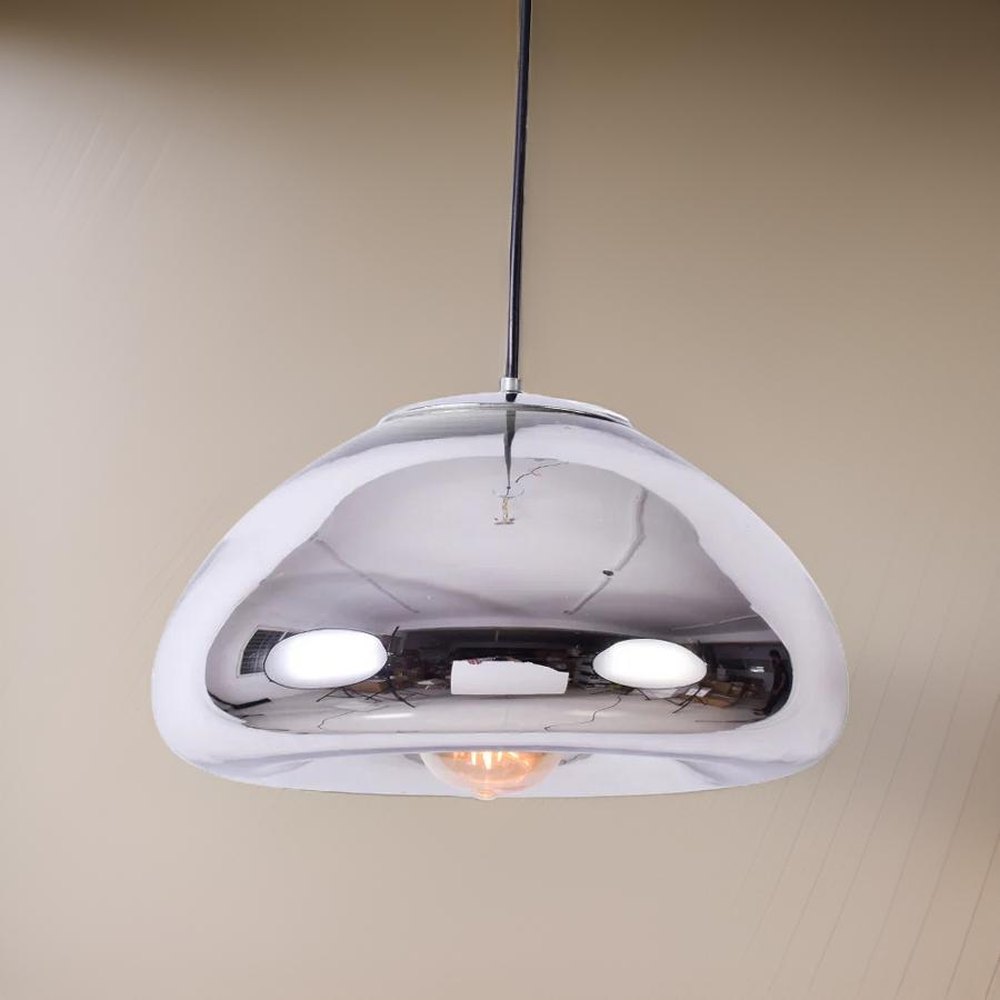 Armstrong Bubble Pendant Light, Chrome