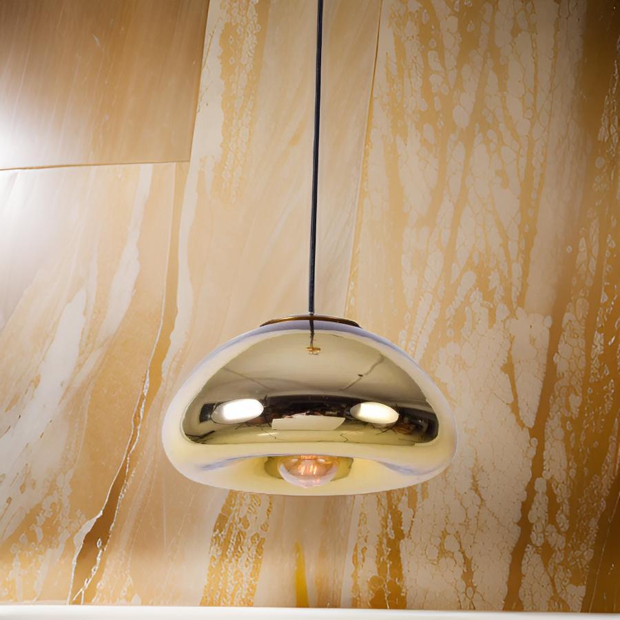 Armstrong Bubble Pendant Light, Gold