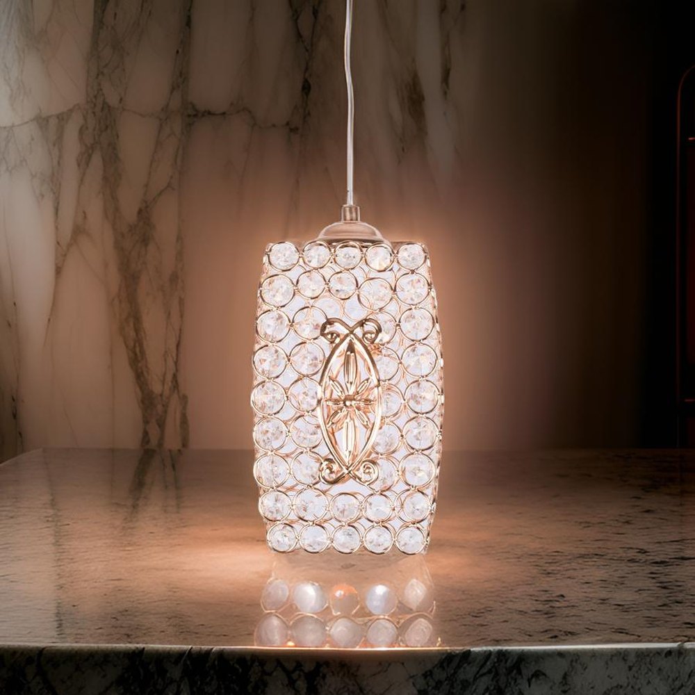 Box of Crystals Pendant Light