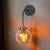 Amber Ball Wall Light