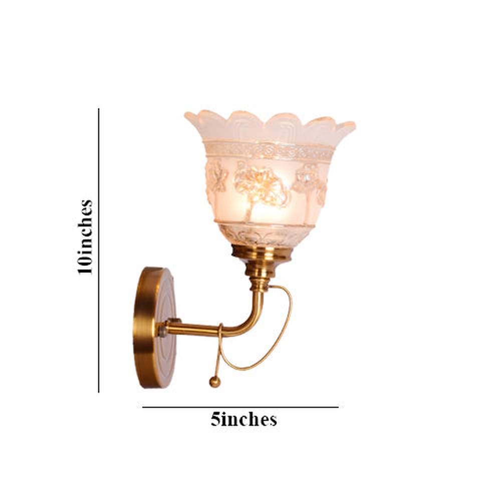 Antique Bronze Wall Light, E14-Starry Night