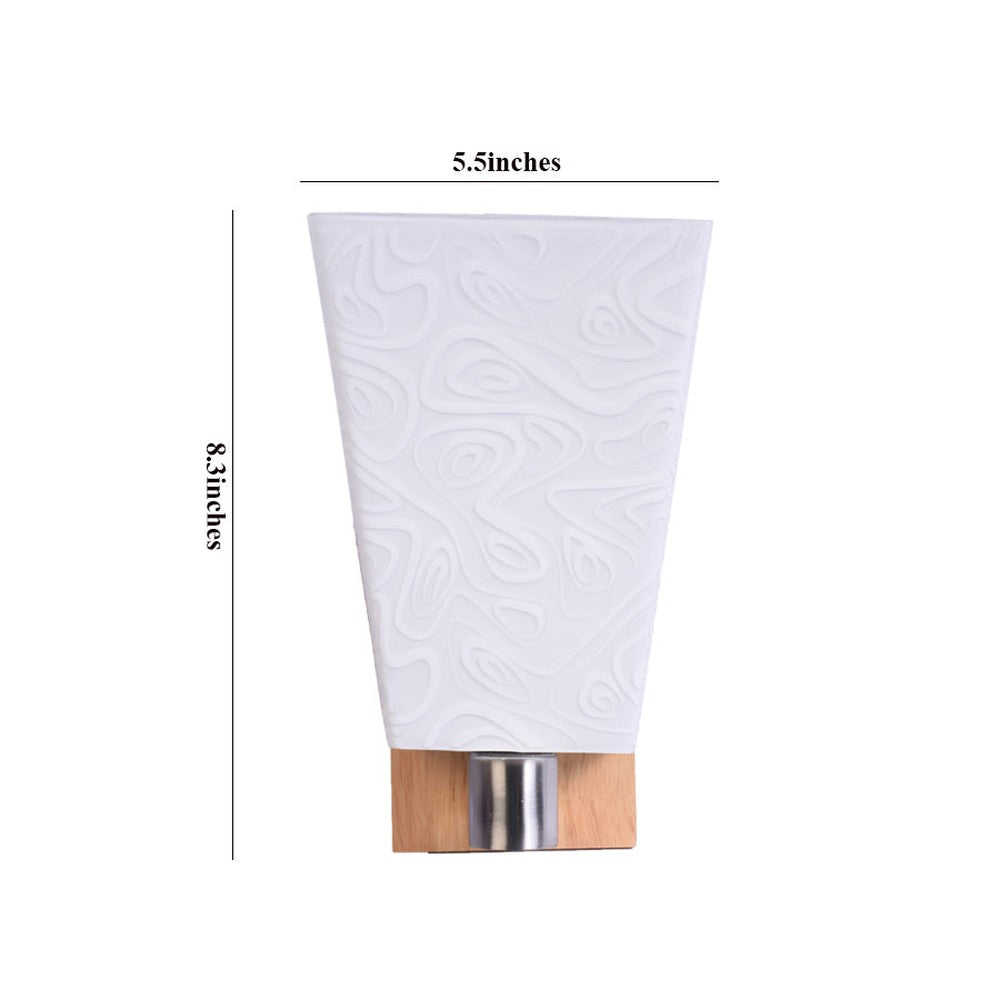 Decorative White Wall Light with Brown Back-Starry Night