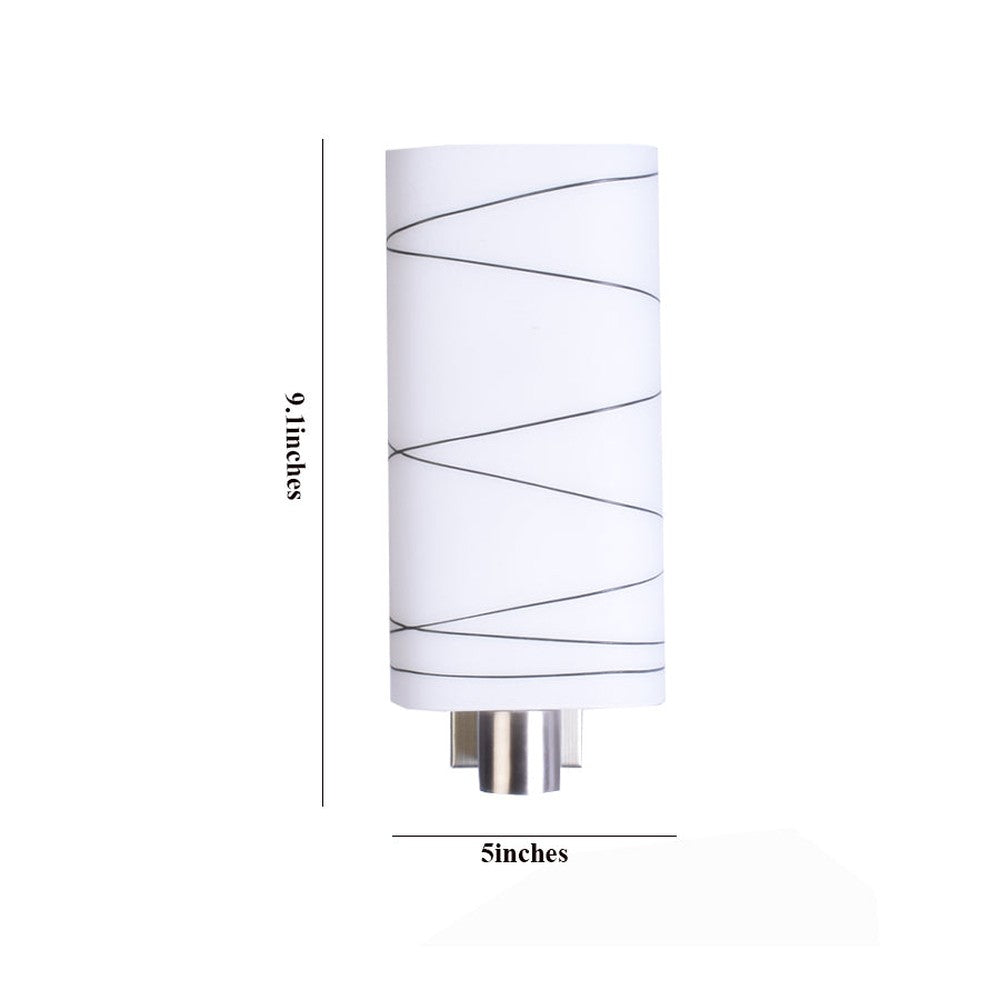 Designer White Glass Wall Light-Starry Night