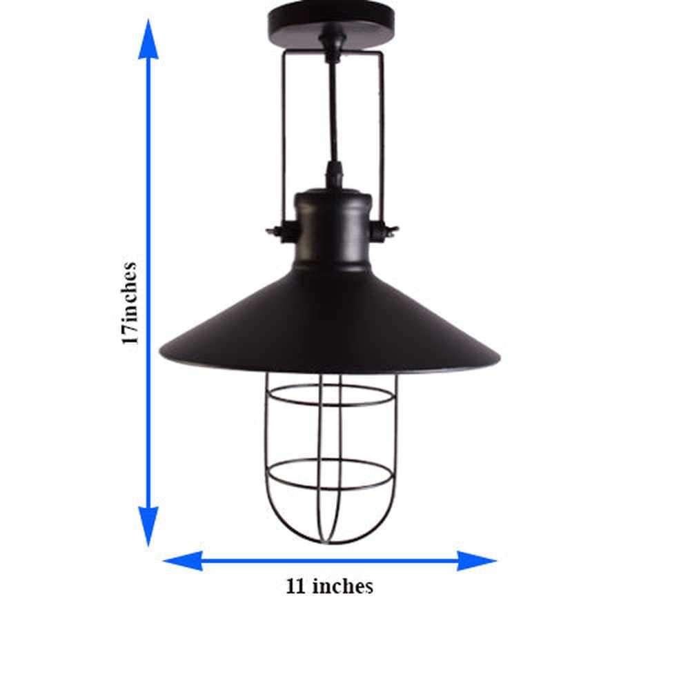Black Pendant Light with Shade-Starry Night