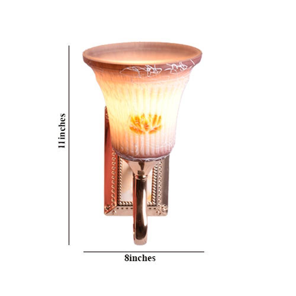 Wall Light Decorative Gold with Glass Shade E27-Starry Night