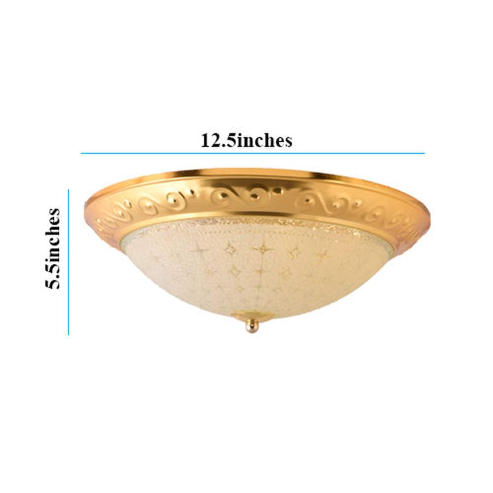 LED Decorative Ceiling Light 30 watts 3 in 1 Color, Gold-Starry Night