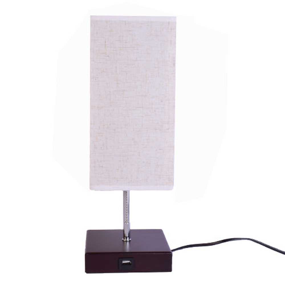Brown Table Bedside Lamp with On/Off Switch-Starry Night