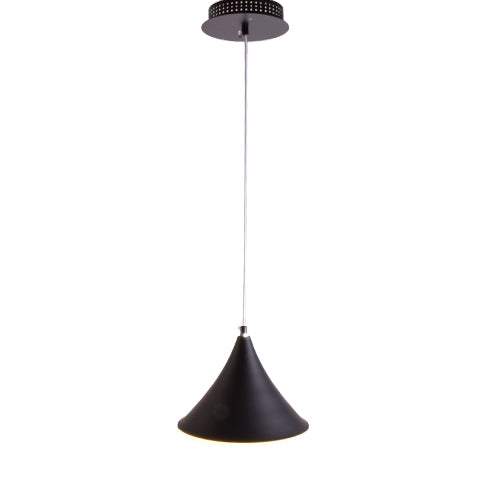 Cone LED Pendant Light Black-Starry Night