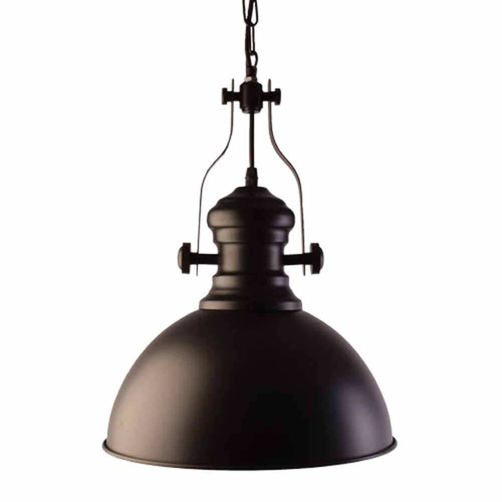 Industrial Look Pendant Light, Black-Starry Night