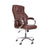 High-Back Brown Executive Office Chair with Armrest-Starry Night
