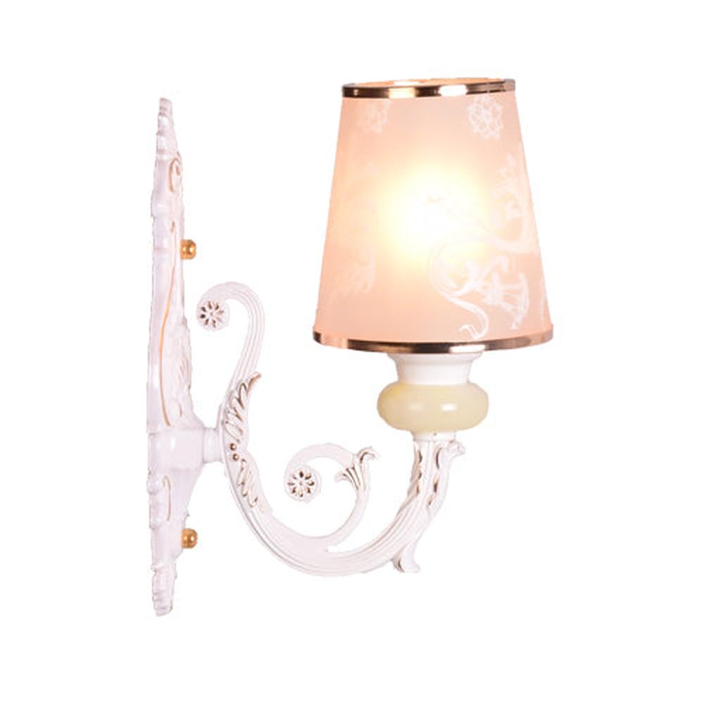 Wall Light White with Gold, E27-Starry Night