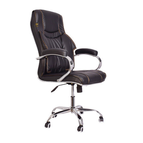 High-Back Black Executive Office Chair with Armrest-Starry Night