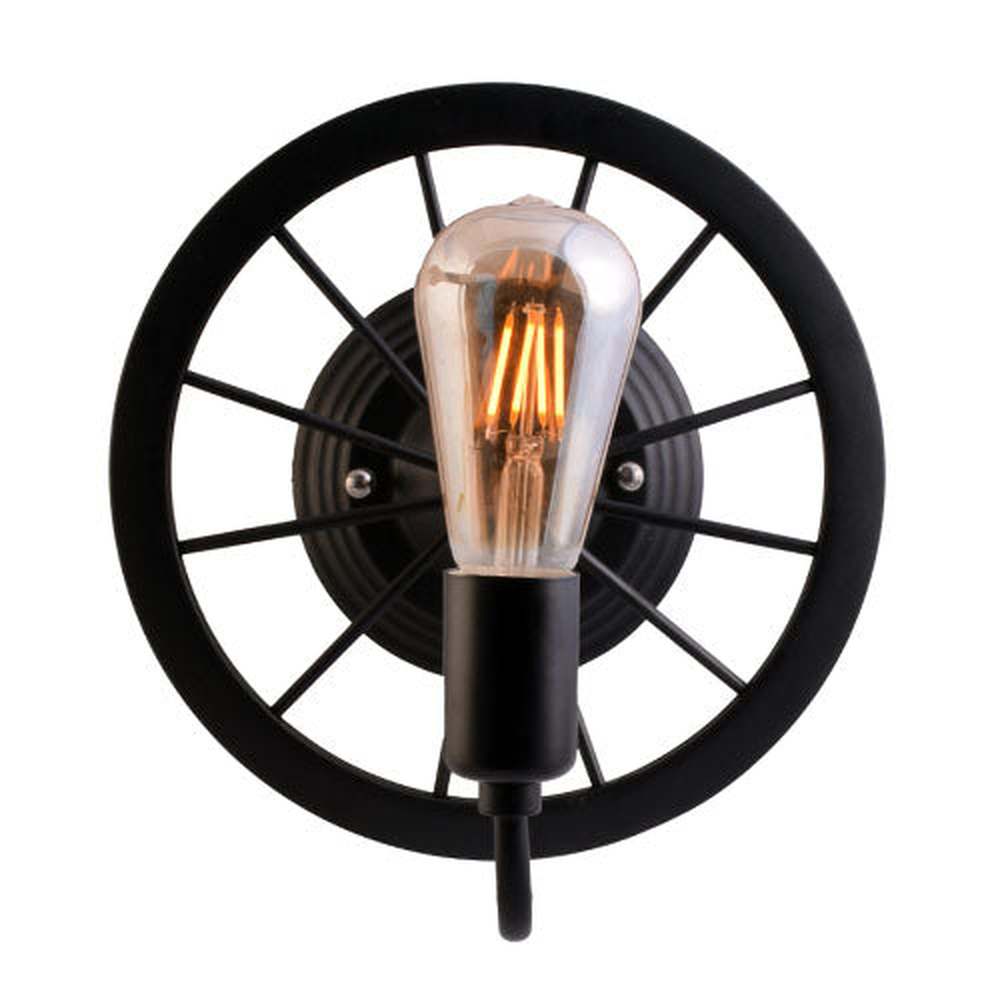 Wheel Wall Lamp 1 Light-Starry Night