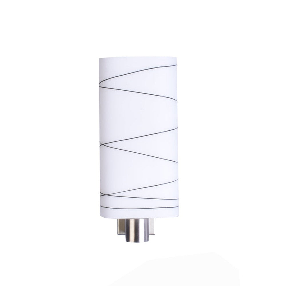 Designer White Glass Wall Light-Starry Night