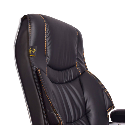 High-Back Black Executive Office Chair with Armrest-Starry Night