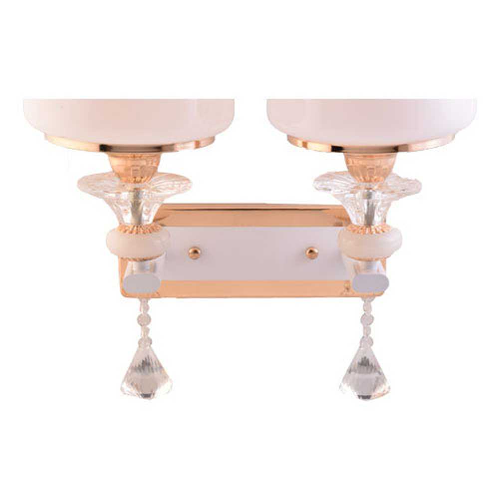 2 Lamp Wall Light Gold with White Shade-Starry Night