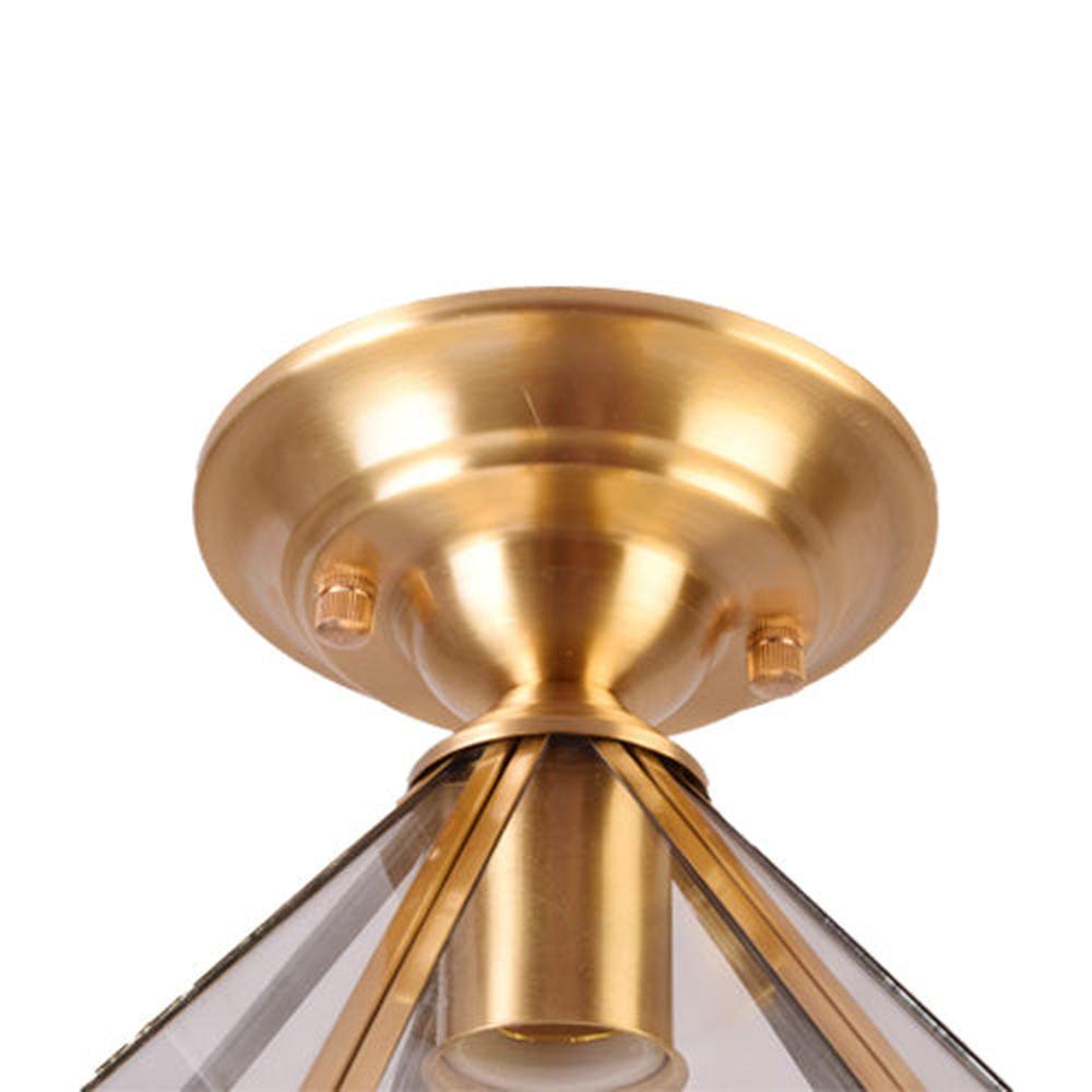 Copper Color American Style E27 Ceiling Light-Starry Night