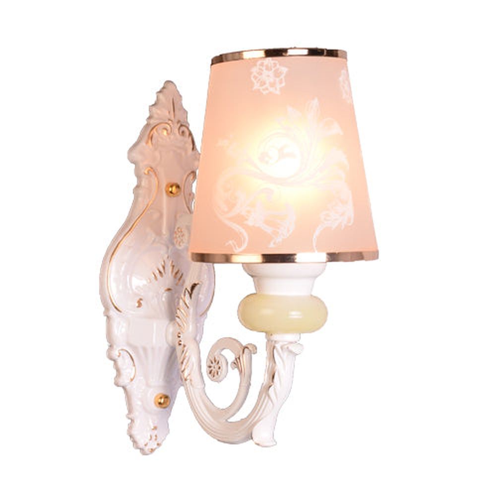 Wall Light White with Gold, E27-Starry Night