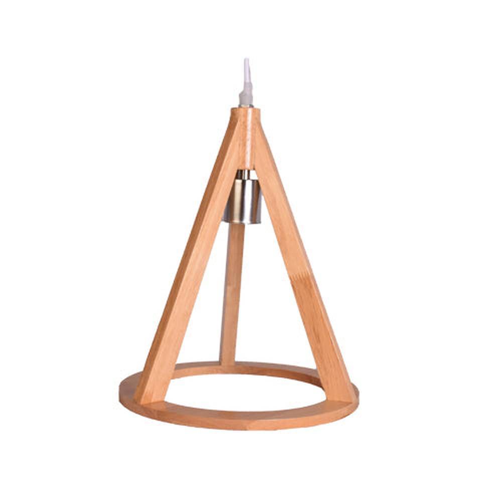 Triangle Wood Pendant Light-Starry Night