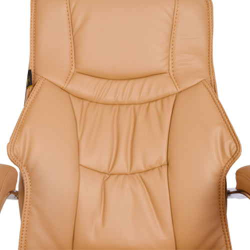 High-Back Light Brown Executive Office Chair with Armrest-Starry Night