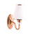 Wall Light Fixtures with Glass Shade, Bronze-Starry Night