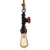 Vintage Hemp Rope E27 Pendant Light - Black-Starry Night