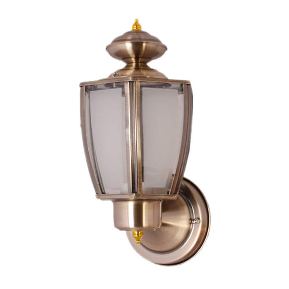 Outdoor Wall Light E27, Antique Bronze-Starry Night