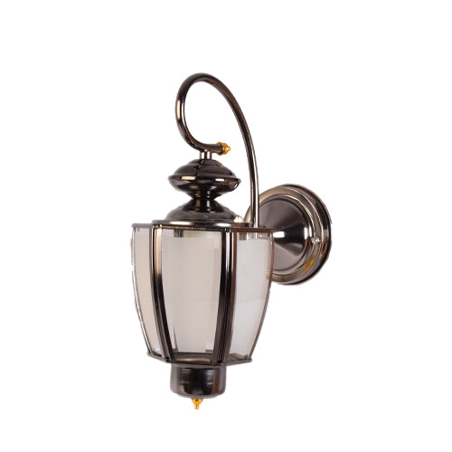 Outdoor Wall Light Lantern Light E27, Silver-Starry Night