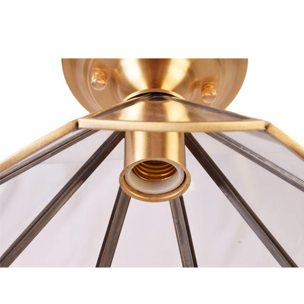 Copper Color American Style E27 Ceiling Light-Starry Night