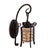 Lantern Wall Light with Gold & Crystals E14 Holder-Starry Night