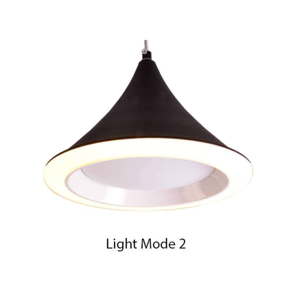 Cone LED Pendant Light Black-Starry Night