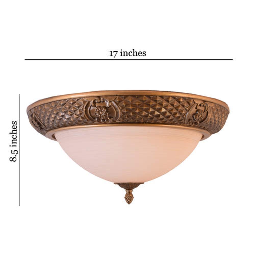 LED Decorative Ceiling Light with Glass Shade 2 in 1 Colour 20 watt-Starry Night