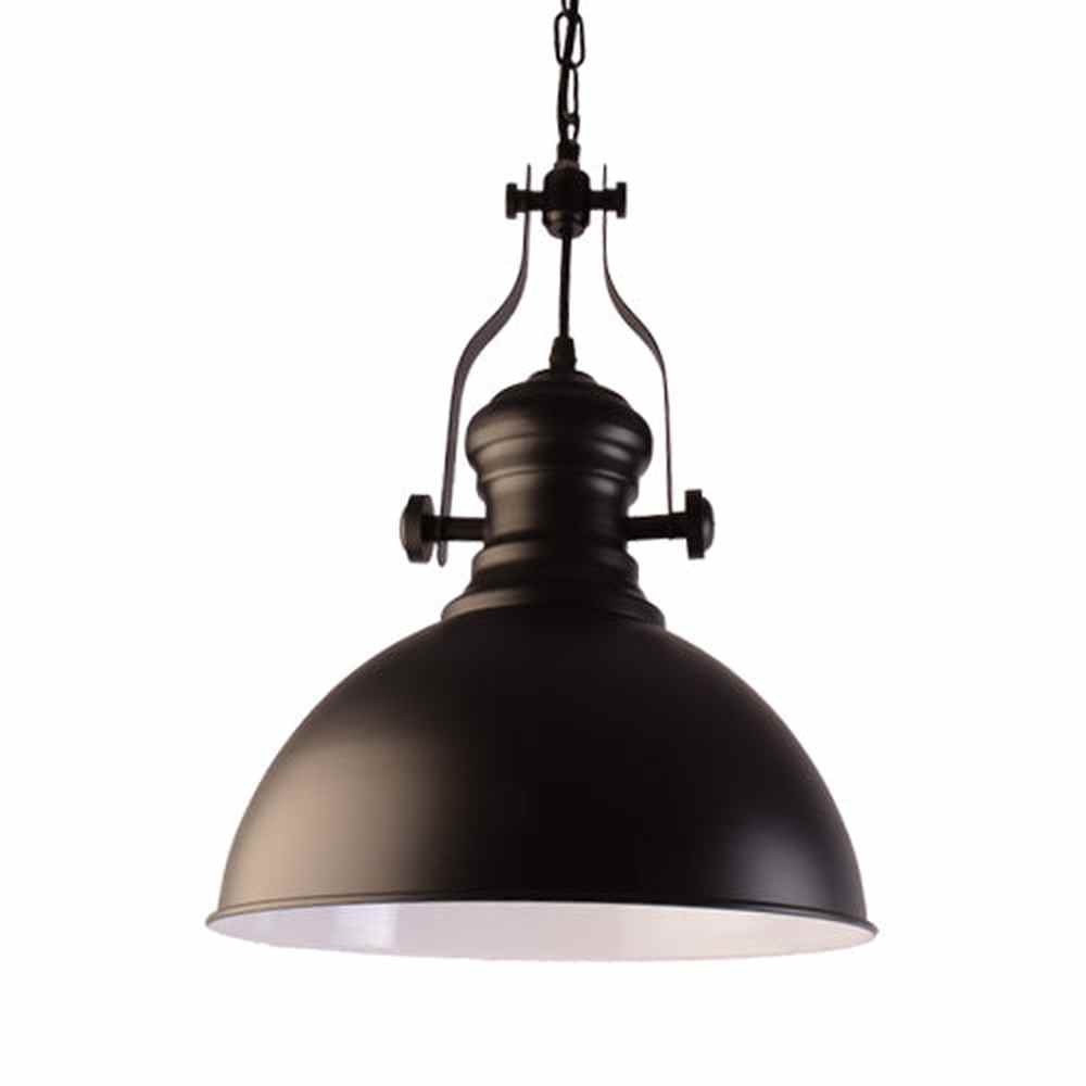 Industrial Look Pendant Light, Black-Starry Night
