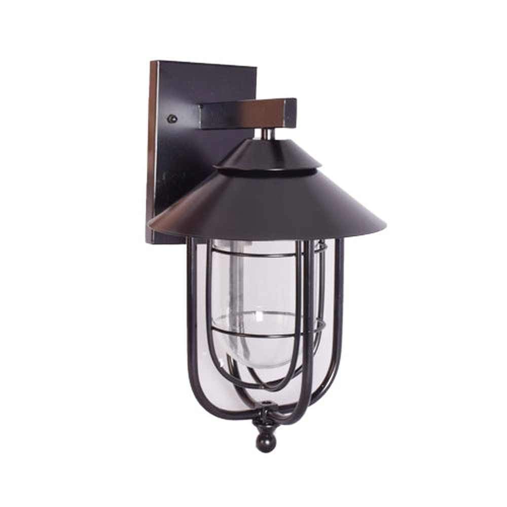 Outdoor Black Wall Light-Starry Night