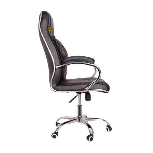High-Back Black Executive Office Chair with Armrest-Starry Night